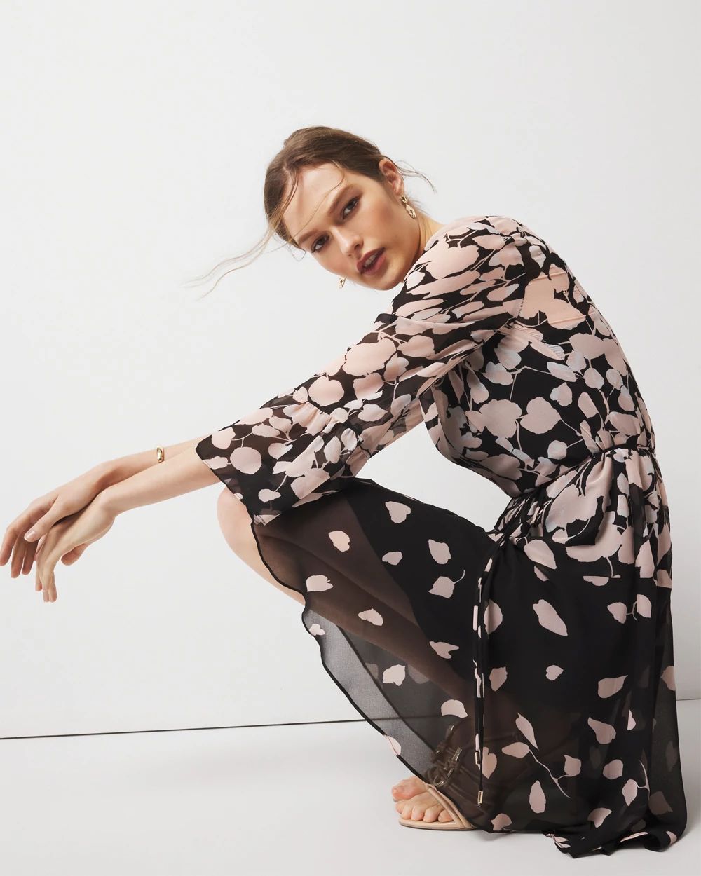 Petite Floral Tunic Dress | White House Black Market